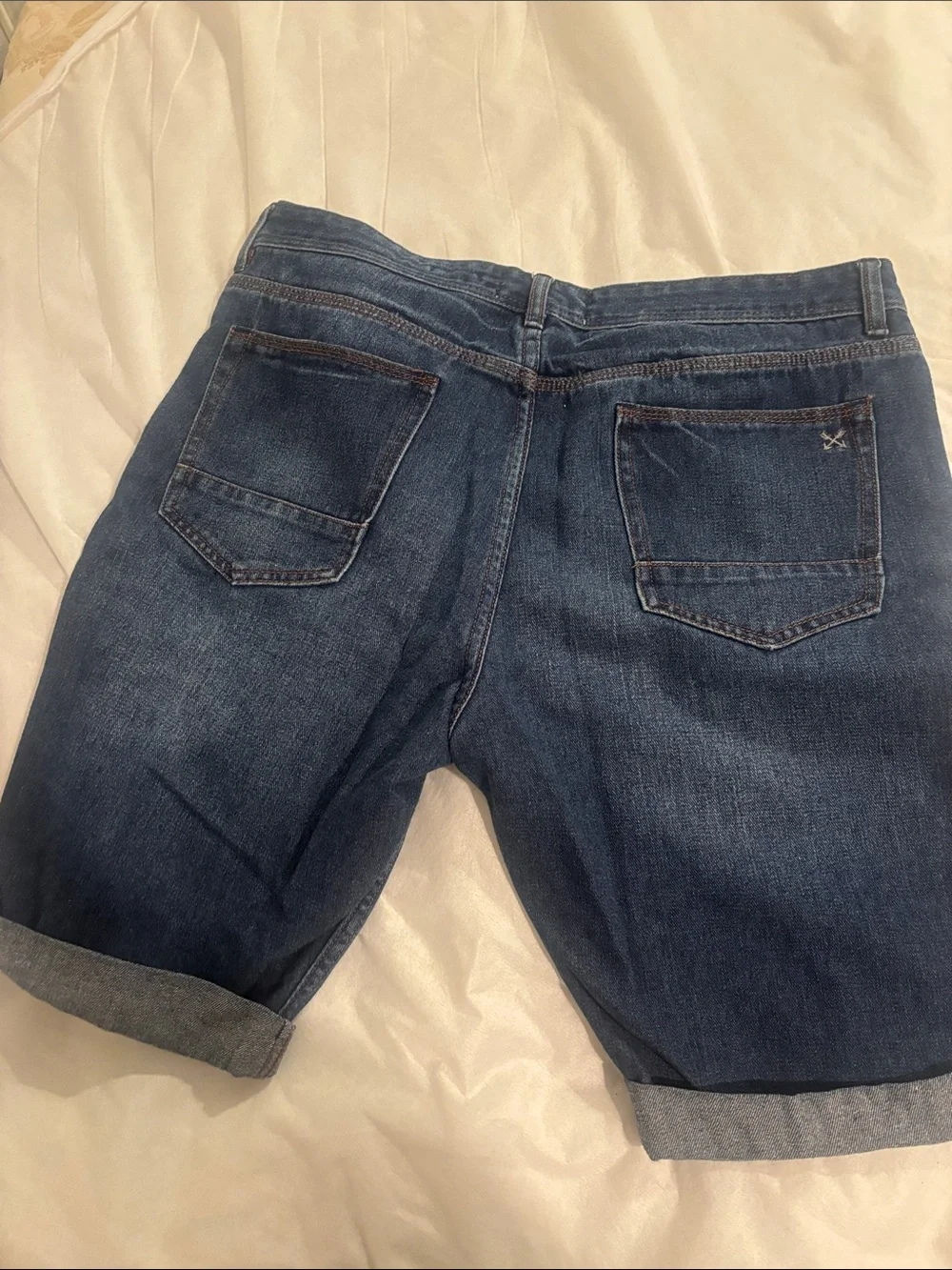 MBX Dark Blue Men’s Denim Jean Shorts
